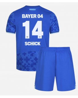Bayer Leverkusen Patrik Schick #14 Maglia Gara Terza Repliche 2025-26 Bambino Maniche Corte Bayer Leverkusen Patrik Schick #14 Maglia Gara Terza Repliche 2025-26 Bambino Maniche Corte